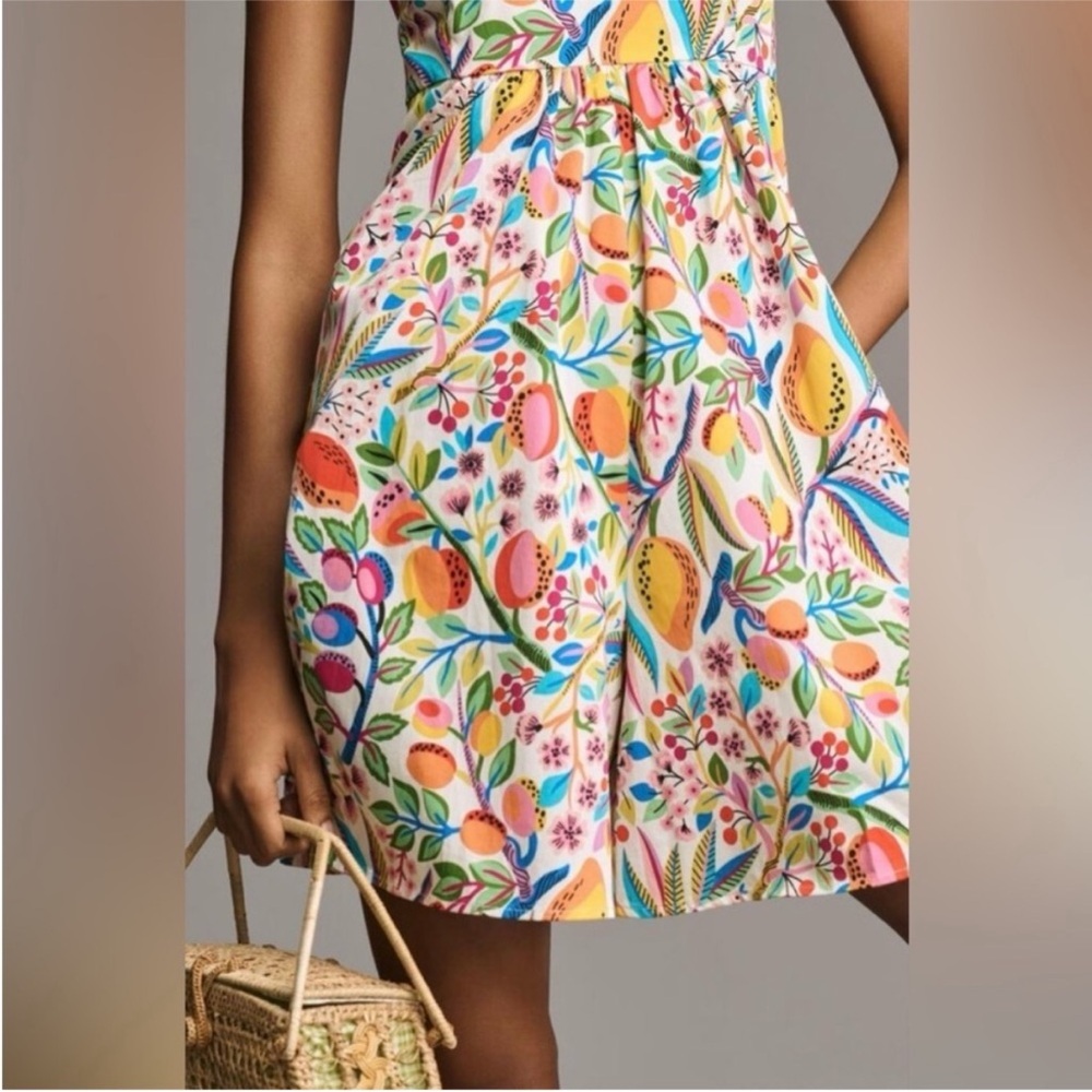 Anthropologie Hutch Bandeau Floral Romper - Picture 3 of 10